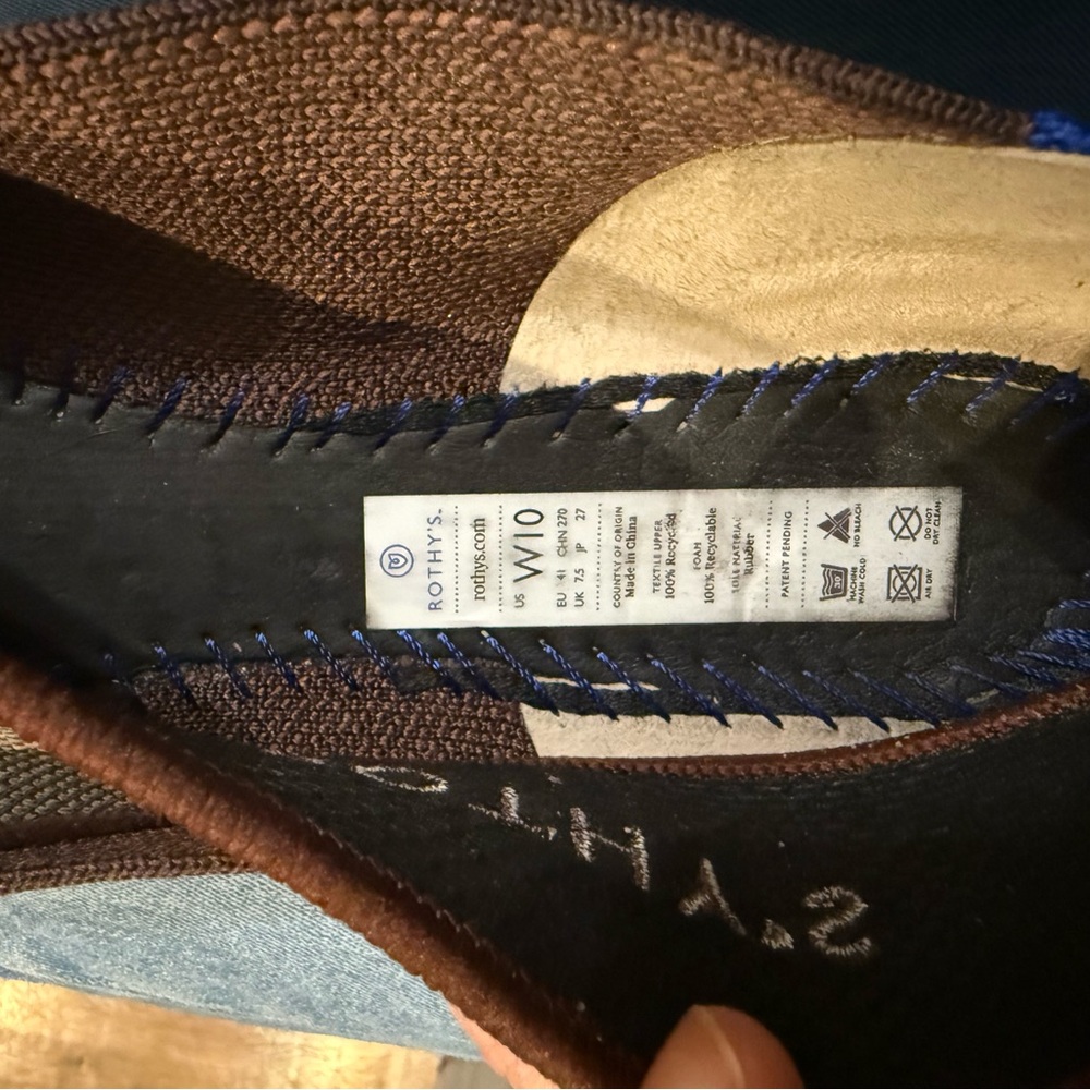 Rothy's Point Retired Color Truffle Python Brown - image 5